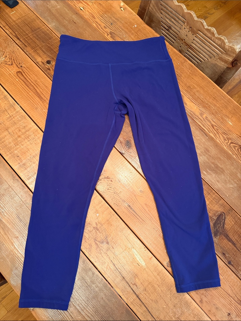 ZYIA Purplish-Blue High-Waist Leggings